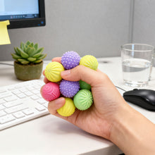 Load image into Gallery viewer, Silicone Sensory Magnetic Balls Soft Colorful Stress Relief Fidget Toy for Adults Kids ADHD Focus Aid Textured Office Desk Toy