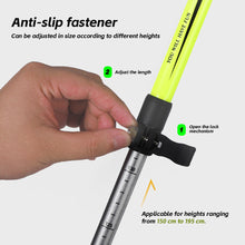 Load image into Gallery viewer, 1PC Outdoor Foldable Hiking Stick Multi-Functional Aluminum Alloy Anti-Slip Support Walking Stick Mountain Climbing And Hiking Equipment