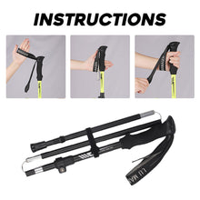 Load image into Gallery viewer, 1PC Outdoor Foldable Hiking Stick Multi-Functional Aluminum Alloy Anti-Slip Support Walking Stick Mountain Climbing And Hiking Equipment