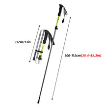 Load image into Gallery viewer, 1PC Outdoor Foldable Hiking Stick Multi-Functional Aluminum Alloy Anti-Slip Support Walking Stick Mountain Climbing And Hiking Equipment