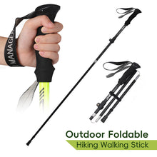 Load image into Gallery viewer, 1PC Outdoor Foldable Hiking Stick Multi-Functional Aluminum Alloy Anti-Slip Support Walking Stick Mountain Climbing And Hiking Equipment