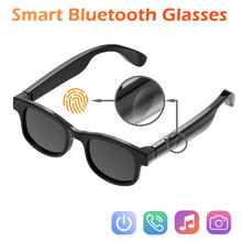 Load image into Gallery viewer, Smart Bluetooth Glasses with Detachable Lenses Blue Light Blocking Sunglasses with Call Music Photo AI Voice Assistant Functions (AIMB-V3)