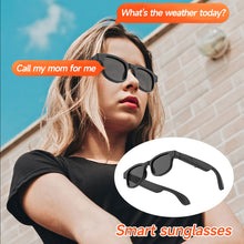 Load image into Gallery viewer, Smart Bluetooth Glasses with Detachable Lenses Blue Light Blocking Sunglasses with Call Music Photo AI Voice Assistant Functions (AIMB-V3)