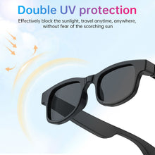 Load image into Gallery viewer, Smart Bluetooth Glasses with Detachable Lenses Blue Light Blocking Sunglasses with Call Music Photo AI Voice Assistant Functions (AIMB-V3)
