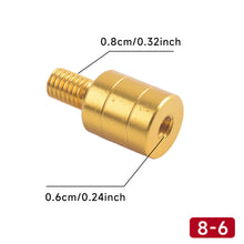Load image into Gallery viewer, 1PC Fishing Landing Net Pole Quick-Change Adapter Aluminum Alloy Quick Release Anti-Loose Nut Outdoor Fishing Supplies
