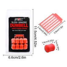 Load image into Gallery viewer, 8/12PCS European Style Carp Fishing Bait With Baffle Slow-Floating Dumbbell Shape Bait Artificial Corn Reverse Bottom Fishing Lures