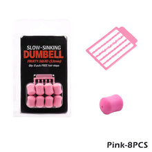 Load image into Gallery viewer, 8/12PCS European Style Carp Fishing Bait With Baffle Slow-Floating Dumbbell Shape Bait Artificial Corn Reverse Bottom Fishing Lures