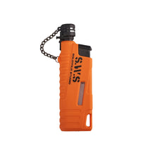 Load image into Gallery viewer, Retractable Inflatable Lighter Portable Windproof Direct Impact Blue Flame Jet Torch for Outdoor Camping BBQ