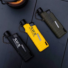Load image into Gallery viewer, Retractable Inflatable Lighter Portable Windproof Direct Impact Blue Flame Jet Torch for Outdoor Camping BBQ
