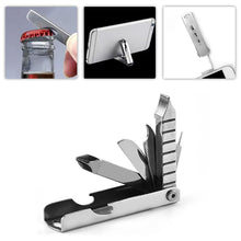 Load image into Gallery viewer, Multifunctional Combination Tool Portable EDC Repair Kit with SIM Ejector Pin Screwdriver Bottle Opener