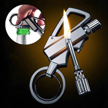 Load image into Gallery viewer, Multi-Functional Bottle Opener Kerosene Lighter Match With Hanging Buckle Outdoor Waterproof Emergency EDC Tool