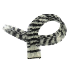 Load image into Gallery viewer, Stripe Printed Hair Colorful Long Straight Hair Pieces Synthetic Clip-in Hair Extensions Synthetic Straight Hair Wig for Daily Use Party