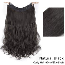 Load image into Gallery viewer, Wig Women's Long Hair One-piece U-shaped Extension Natural Invisible and Seamless Imitation Long Straight Hair Patch Wig