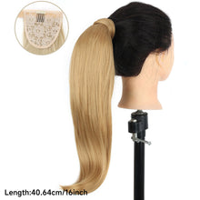 Load image into Gallery viewer, Half Up Half Down Ponytail Extension Set Long Flipped Out Clip on Hair Extensions Versatile Style Women Ponytail Wig Hairpieces
