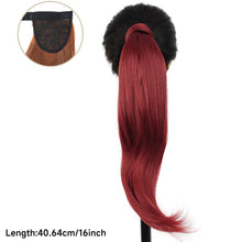 Load image into Gallery viewer, Half Up Half Down Ponytail Extension Set Long Flipped Out Clip on Hair Extensions Versatile Style Women Ponytail Wig Hairpieces