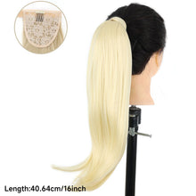 Load image into Gallery viewer, Half Up Half Down Ponytail Extension Set Long Flipped Out Clip on Hair Extensions Versatile Style Women Ponytail Wig Hairpieces
