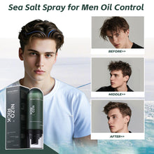 Load image into Gallery viewer, Sea Salt Spray for Men Oil Control Fluffy Hair Modeling Fluffy Spray Beach Look Spray To Add Volume & Texture Hair Spray