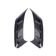 Load image into Gallery viewer, 2Pcs Carbon Fiber Car Headlight Eyebrow Decals Car Fender & Tail Light Vinyl Wrap Automotive Body Side Wind Blade Stickers Adhesive Trim