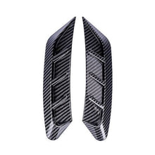 Load image into Gallery viewer, 2Pcs Carbon Fiber Car Headlight Eyebrow Decals Car Fender & Tail Light Vinyl Wrap Automotive Body Side Wind Blade Stickers Adhesive Trim