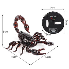 Load image into Gallery viewer, Infrared Lifelike Remote Control Scorpion Toys Realistic Scorpid Insects Joke Scary Trick Toys