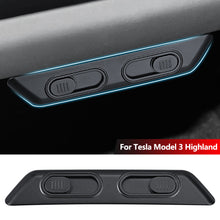 Load image into Gallery viewer, Car Rear USB Port Cover Charging Port Protector Anti-Dust Socket Seal Interior Accessory for Tesla Model 3 Highland
