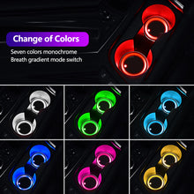 Load image into Gallery viewer, Universal Car LED Triangle Window Light 7-Color RGB Ambient Lighting Motion Sensor Control Interior Atmosphere Lamp