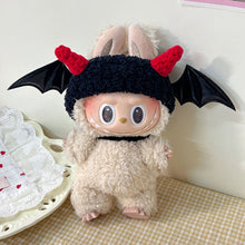 Load image into Gallery viewer, Miniature Halloween Hand-knitted Magic Academy Style Costume with Hat Scarf for 17cm Labubu Cute DIY Doll Clothes Lovely Outfit Gifts