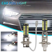 Load image into Gallery viewer, 24V H1/H3 Truck LED Fog Light Bulbs 7020 20SMD Waterproof Anti-Fog Lamp Front & Rear Fog Light Vehicle Lighting