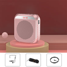 Load image into Gallery viewer, Teacher Classroom Speaker Microphone Amplifier Small Portable Tour Guide Microphone Lightweight with Loud Clear Audio