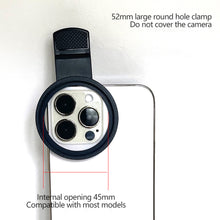 Load image into Gallery viewer, 52mm Rotatable Adjustable Phone Star Filter Lens Firelight Lens for Jewelry Accessories Night Photography Sparkling Effect Capture