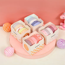 Load image into Gallery viewer, Card Lover 5 Rolls Basic Series Journal Colourful Washi Tape Scrapbooking Morandi Color Masking Tape Journaling Material