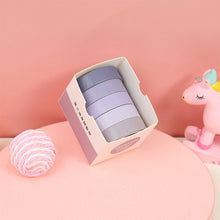 Load image into Gallery viewer, Card Lover 5 Rolls Basic Series Journal Colourful Washi Tape Scrapbooking Morandi Color Masking Tape Journaling Material