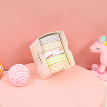 Load image into Gallery viewer, Card Lover 5 Rolls Basic Series Journal Colourful Washi Tape Scrapbooking Morandi Color Masking Tape Journaling Material