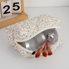 Load image into Gallery viewer, Stylish Bowknot One-Layer Pencil Case Floral Pattern Design Storage Bag Key Item for Back to School Season for Daily Use