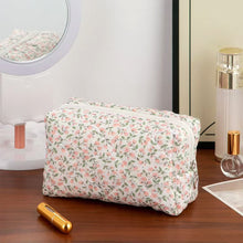 Load image into Gallery viewer, Stylish Bowknot One-Layer Pencil Case Floral Pattern Design Storage Bag Key Item for Back to School Season for Daily Use