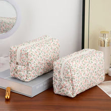 Load image into Gallery viewer, Stylish Bowknot One-Layer Pencil Case Floral Pattern Design Storage Bag Key Item for Back to School Season for Daily Use