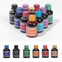 Load image into Gallery viewer, Multicolor Universal Ink Cartridges Replaceable Fountain Pen Ink Plastic Bottled 30ml Colored Fountain Pen Ink Supplies