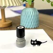 Load image into Gallery viewer, 4 Styles Cute Cartoon Stamps Lovely Small Black Cat Stamp DIY Scrapbooking Decoration Diary Collage Stationery