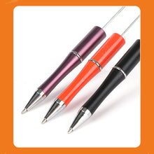 Load image into Gallery viewer, Pumpkin Spider Witch Halloween Devil Alien Theme DIY Beaded Ballpoint Pen&Wooden Silicone Bead Pendant Set