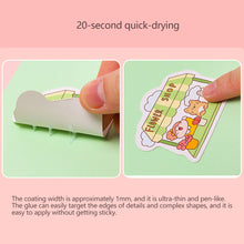 Load image into Gallery viewer, Candy Color Glue Pen Handbook Dispensing Pen Quick-Drying Dot Gule Stick DIY High Viscosity Glue School Office Supplies