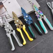Load image into Gallery viewer, Wire Stripper Decrustation Pliers Adjustable Electrical Wire Stripping Tool Non-slip Wire Stripper Crimper for Electrical Cable