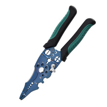 Load image into Gallery viewer, Wire Stripper Decrustation Pliers Adjustable Electrical Wire Stripping Tool Non-slip Wire Stripper Crimper for Electrical Cable