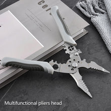 Load image into Gallery viewer, Wire Stripper Decrustation Pliers Adjustable Electrical Wire Stripping Tool Non-slip Wire Stripper Crimper for Electrical Cable