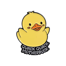 Load image into Gallery viewer, Cute Yellow Duck Enamel Pins Cartoon Cowboy Duck Lovely Animal Collection Brooches Lapel Badge Jewelry Gifts For Friends