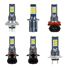 Load image into Gallery viewer, 1PC H1/H11/H4/9005/9006/H3/H7 Car LED Fog Light Bulbs 24SMD 20W Alloy Lights 12V-24V Replacement Fog Lamps Super Bright