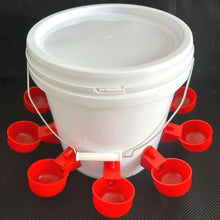 Load image into Gallery viewer, Automatic Poultry Drinker Pigeon/Chicken Waterer Water Bowl Hanging Poultry Feeder Portable Poultry Raising Supplies