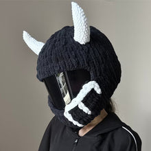 Load image into Gallery viewer, Motorcycle Helmet Covers Helmet Decorations Full Rabbit Plush Motocross Full Face Off Road Helmet Decoration Styling