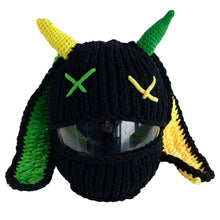Load image into Gallery viewer, Universal Plush Motorcycle Helmet Cover for Full Rabbit Plush Helmet Covers for Christmas Gifts Motorcycle Helmet Decoration Styling