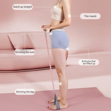 Load image into Gallery viewer, Fabric Foot Pedal Pull Rope Sit-up Abdominal Toning Yoga Stretching Assist Tool Home Fitness Equipment