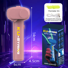 Load image into Gallery viewer, Electric Rope Launcher Handheld Luminous Rope Shooter Cat Teaser Stress Relief Enhancing Parent-Child Interaction Toy